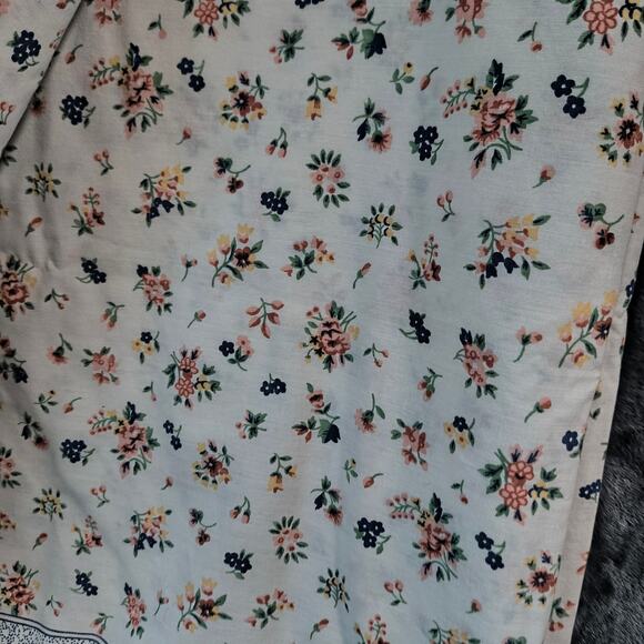 VTG Sears Perma Prest Floral Full Size Flat Sheet - Picture 5 of 5